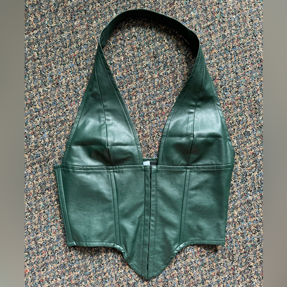 NWOT Miaou Mara Corset Halter Top